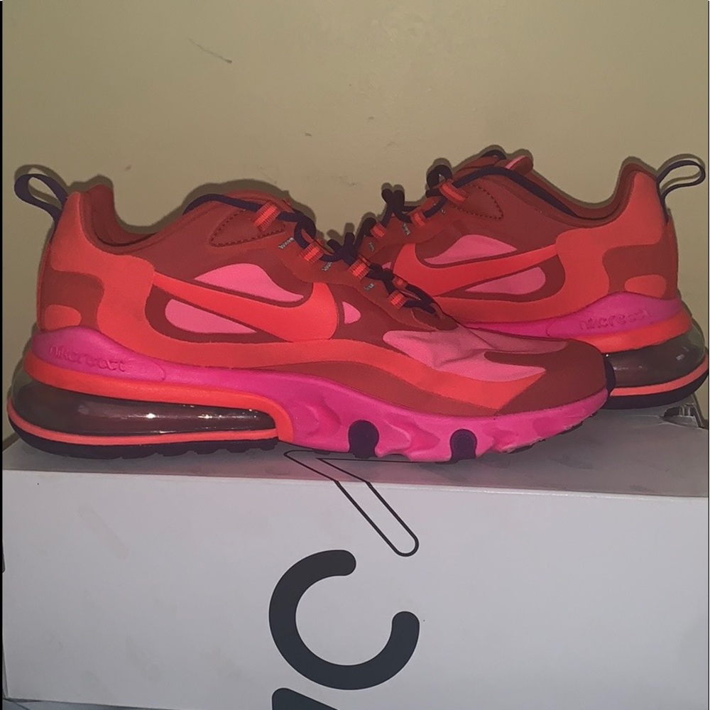 Nike Men Air Max 270 React Red 10